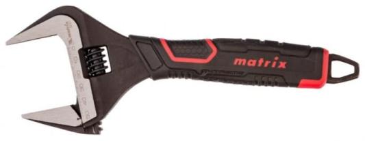 Ключ разводной, тонкие губки, фосфатированный, 2-х комп рукоятка, 250 мм, PRO// Matrix