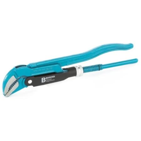 Ключ трубный рычажный, №0, 0.5", цельнокованый, CrV, тип "B"// Gross