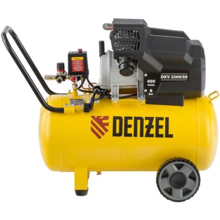 Компрессор воздушный DKV2200/50,Х-PRO 2,2 кВт, 400 л/мин, 50 л// Denzel