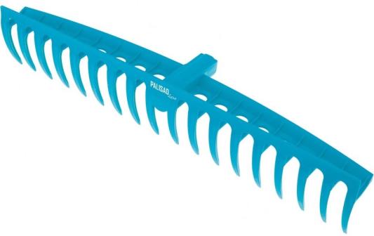 Грабли пластиковые, 565 мм, 18 плоских зубьев, усиленные, LUXE// Palisad