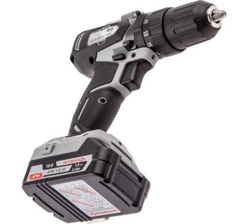 Дрель-шуруповёрт интерскол ДАУ-13/18ВК кейс, 2 аккум. 1,5Ач, ЗУ 573.1.2.70