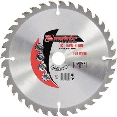 Пильный диск по дереву, 210 х 32мм, 48 зубьев + кольцо 30/32// Matrix