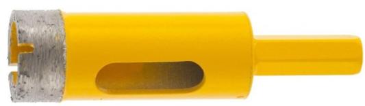 Сверло алмазное по керамограниту, 20мм, мокрое резание, 6-гранный хвостовик// Denzel