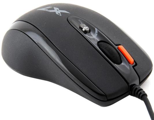 Мышь A4Tech X-710MK USB Black 6 кн, 1кл-кн, 2000 dpi