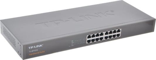 Коммутатор TP-LINK TL-SF1016 16-портовый 10/100 Мбит/с монтируемый в стойку коммутатор