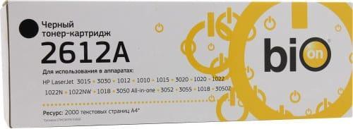 Картридж Bion Q2612A 2000стр Черный