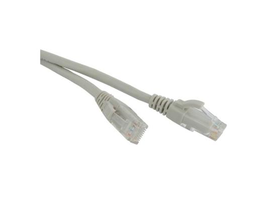 Патч-корд UTP 6 категории 5м Hyperline PC-LPM-UTP-RJ45-RJ45-C6-5M-LSZH-GY серый