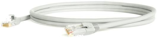 Патч-корд UTP 6 категории 3м Hyperline PC-LPM-UTP-RJ45-RJ45-C6-3M-LSZH-GY серый