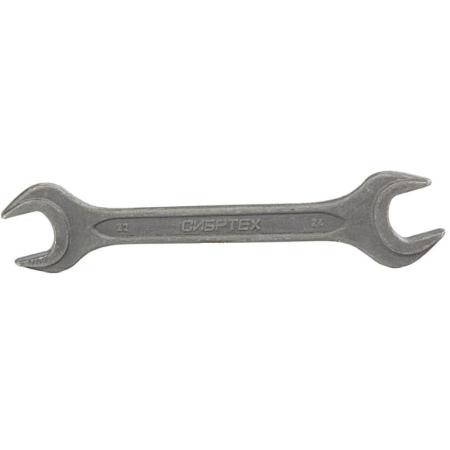 Ключ рожковый,22 х 24 мм, CrV, фосфатированный, ГОСТ 2839// Сибртех