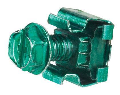 Гайки закладные Panduit CNBK заземляющие с болтами 12-24 50шт