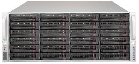 Корпус 4U Supermicro CSE-846BE1C-R1K23B 1200 Вт чёрный