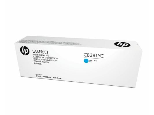 Картридж HP CB381YC 25000стр Голубой
