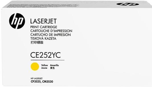 Картридж HP CE252YC для HP LaserJet CP3525/CM3530 желтый