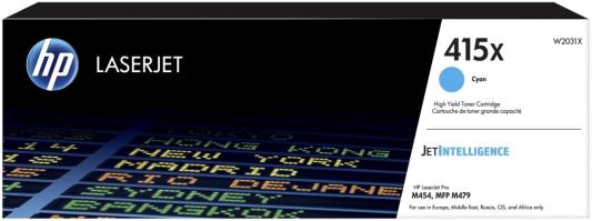 Картридж HP 415X 6000стр Голубой