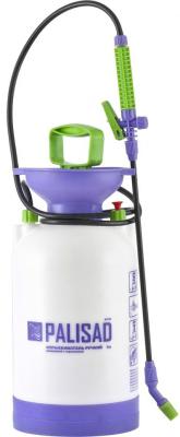 Опрыскиватель ручной усиленный с горловиной 7л, с насосом, шлангом, разбрызгиватель// Palisad