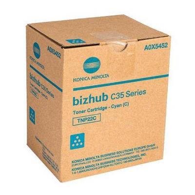 Тонер-картридж Konica Minolta TNP-22C голубой