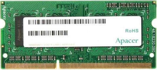 Оперативная память для ноутбука Apacer AS04GFA60CATBGC SO-DIMM 4Gb DDR3 1600MHz