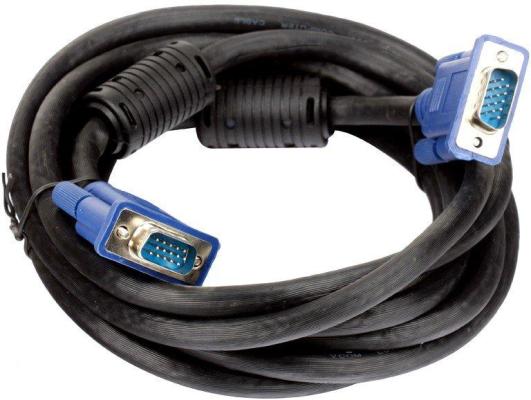 Кабель VGA 3м VCOM Telecom VVG6448 круглый черный