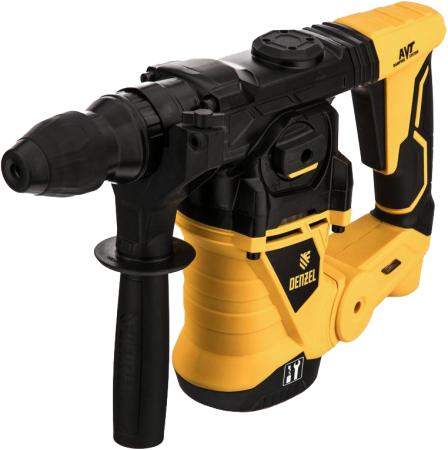 Перфоратор электрический RHV-1250-30, SDS-plus, 1250 Вт, 5 Дж, 3 плюс 1 реж.// Denzel