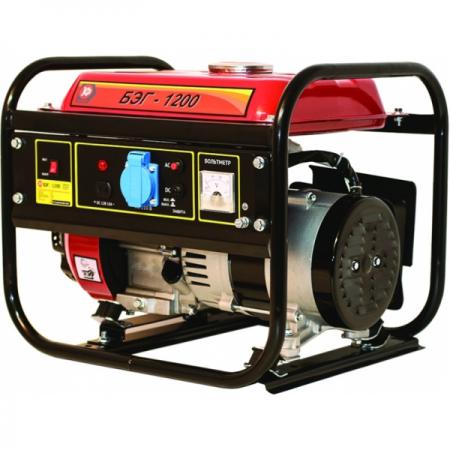 Бензогенератор КАЛИБР БЭГ-1200  1.2кВА 220В 87см3 5л 25кг