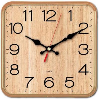 Часы настенные аналоговые Бюрократ WallC-S62P бежевый