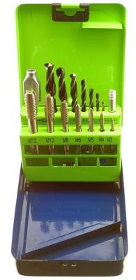 Набор сверл (2,5-10,2), метчиков(М3-М12), 15 предметов// Сибртех