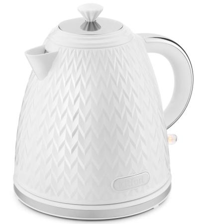 Чайник электрический KITFORT КТ-681 2200 Вт белый 1.7 л пластик