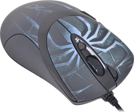 Мышь A4Tech XL-747H 3-Fire Extra High 6-Full Speed Glaser Blue Spider, 3600 dpi, USB