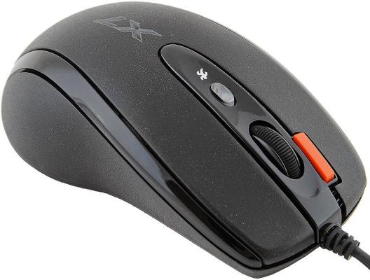 Мышь A4Tech XL-750BK USB 6 кн,  600-3600 dpi