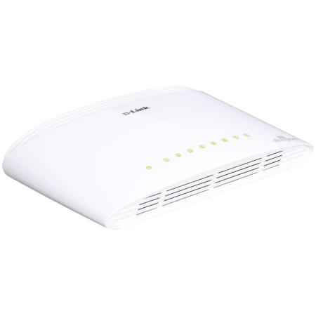 Коммутатор D-Link DGS-1008D/J3A Неуправляемый коммутатор с 8 портами 10/100/1000 Base-T и функцией энергосбережения