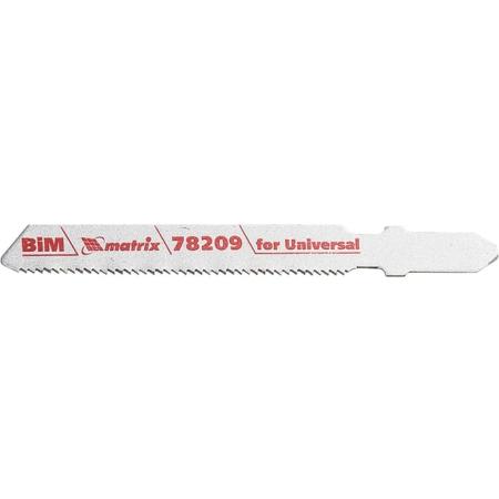 Полотна для электролобзика по металлу, 3 шт. T118AF, 55 х 1,2мм, Bimetal// Matrix