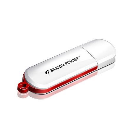 Внешний накопитель 16GB USB Drive <USB 2.0 Silicon Power LuxMini 320 White (SP016GBUF2320V1W)