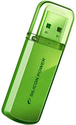 Внешний накопитель 32GB USB Drive <USB 2.0 Silicon Power Helios 101 Green (SP032GBUF2101V1N)