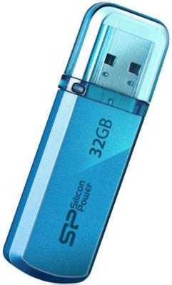 Внешний накопитель 32GB USB Drive <USB 2.0 Silicon Power Helios 101 Blue (SP032GBUF2101V1B)