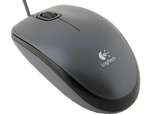 Мышь (910-001794) Logitech Mouse M90 Grey USB