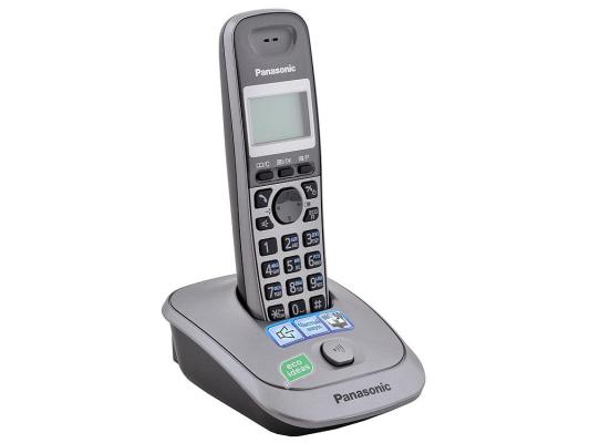 Телефон DECT Panasonic KX-TG2511RUM АОН, Caller ID 50, 10 мелодий, Спикерфон, Эко-режим