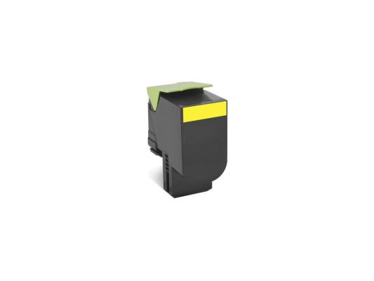 Тонер-картридж Lexmark 80C8XY0 4000стр Желтый