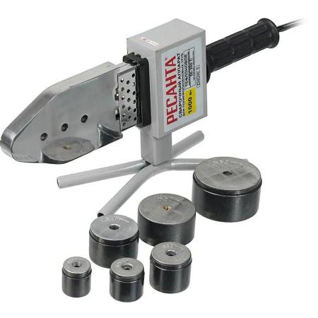 Аппарат для сварки пластиковых труб РЕСАНТА АСПТ-1000  1000Вт 63мм раструбная муфтовая