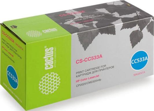 Тонер Cactus CS-CC533A 2800стр Пурпурный