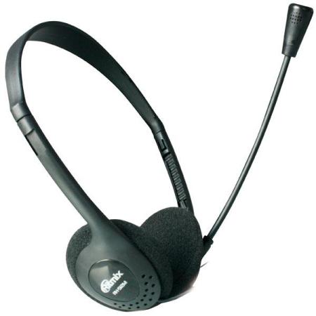 Гарнитура Ritmix RH-512 чёрный,всенаправленый микрофон , 1,8м.