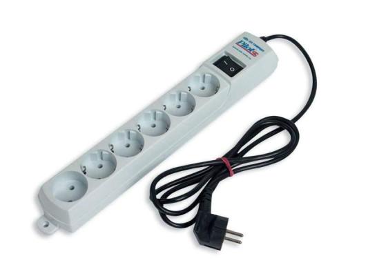 Сетевой фильтр Pilot S 5м (6 розеток)