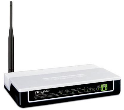 Маршрутизатор TP-LINK TD-W8950ND 150Mbps Wireless Lite N ADSL2+ Modem Router, Broadcom+Atheros chipset, ADSL/ ADSL2/ ADSL2+, Annex A
