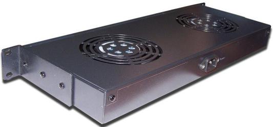 Блок 2-х вентиляторов Lanmaster TWT-CBB-FANB2-RACK-T 19" 1U