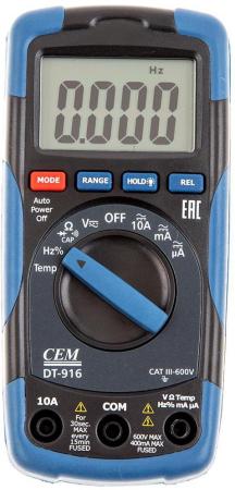 Мультиметр CEM DT-916  600В 10А