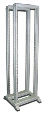 Стойка двухрамная 42U 600x800 серый Lanmaster TWT-RACK2-42U-6X8