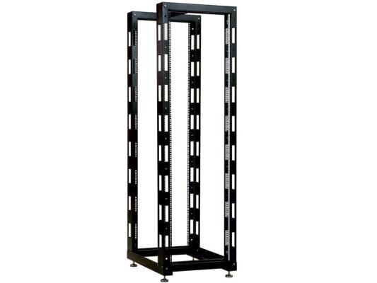 Стойка телекоммуникационная универсальная 47U ЦМО СТК-47.2-9005 двухрамная черный