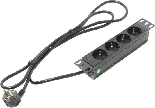 Блок розеток 5bites PDU410A-10 4 розетки 2 м черный