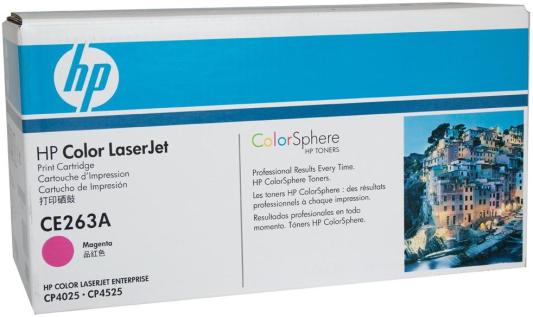 Картридж HP CE263A CE263A CE263A 11000стр Пурпурный