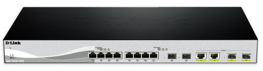 Коммутатор D-LINK DXS-1210-12TC управляемый 8 портов 10/100/1000Mbps 2xSFP