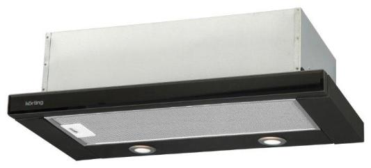 Вытяжка встраиваемая Korting KHP 6617 GN черный